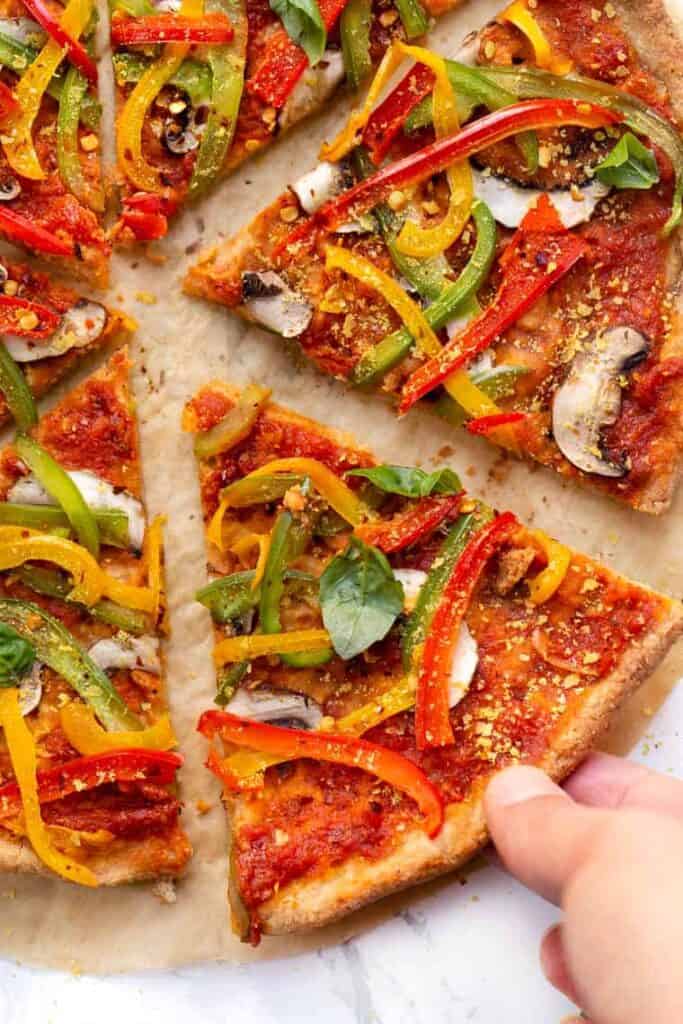 Vegan Almond Flour Pizza Recipe