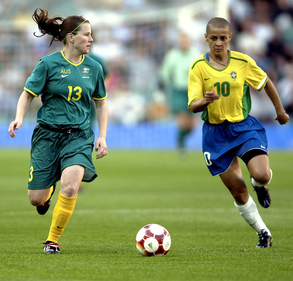 Matildas v Brazil at the 2000 Olympic Games in Sydney Matildas v Brazil at the 2000 Olympic Games in Sydney