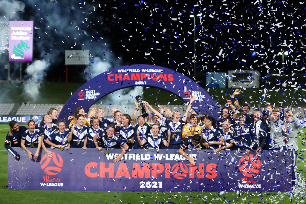 Melbourne Victory were crowned 2020/21 Westfield W-League Champions Melbourne Victory were crowned 2020/21 Westfield W-League Champions