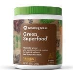Amazing Grass Green Superfood, Chocolate, Powder, 30 Servings, 8.5oz, Wheat Grass, Spirulina, Alfalfa, Greens, Probiotic