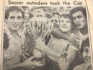 Brisbane City with the first ever NSL Cup in 1997 Brisbane City with the first ever NSL Cup in 1997