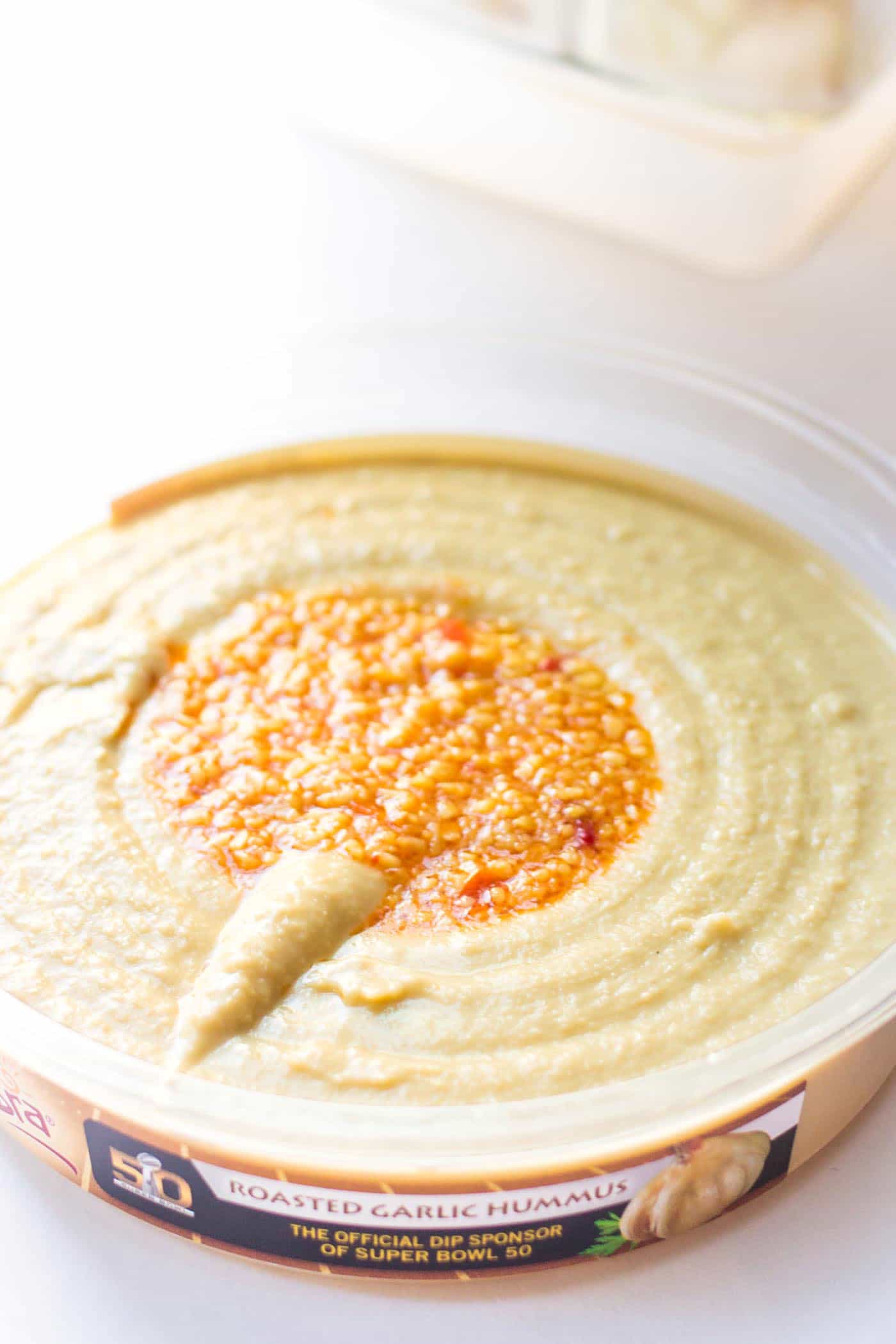 Roasted Garlic Hummus, the base to this super creamy (and healthy!) Cauliflower Chowder -- it's also gluten-free + vegan!